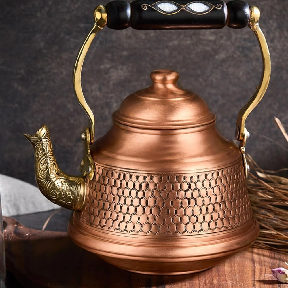 Turkish TeaPot - Copper 1.5 Liters