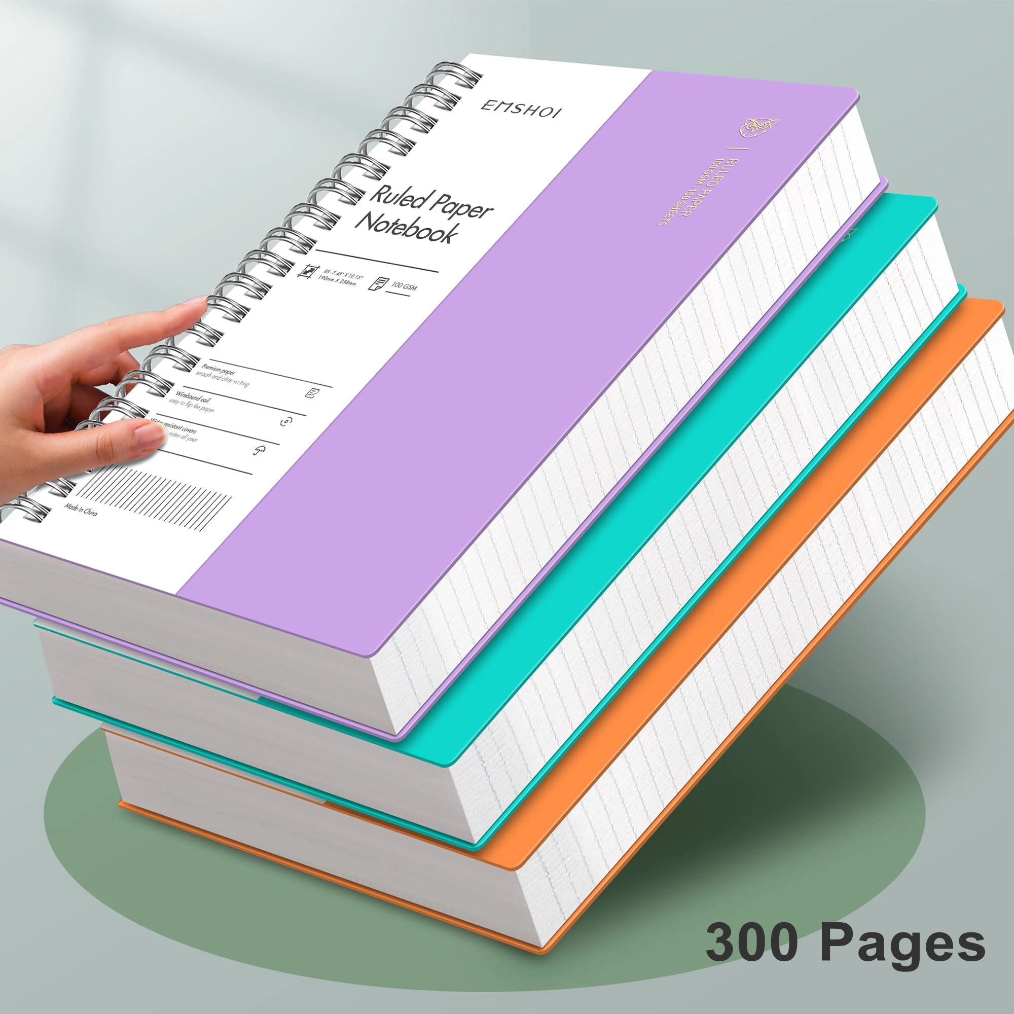 Notebook B5 Spiral - Lined 150 Sheets