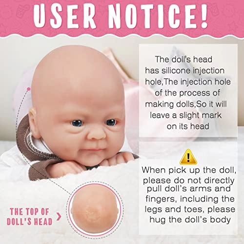 Reborn Baby Doll - 18 inch Silicone Girl