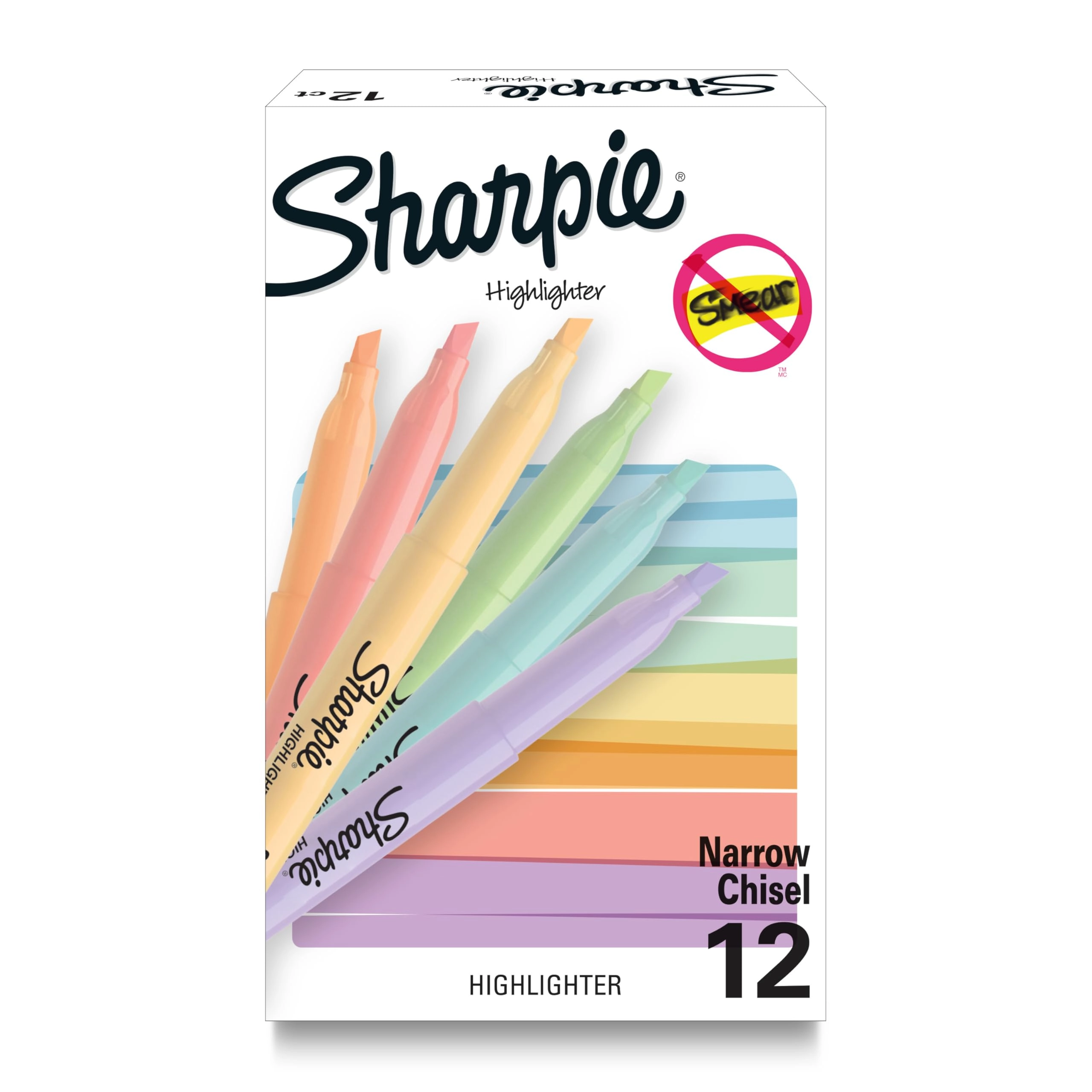 Sharpie Pocket Highlighters - Pastel Chisel Tip