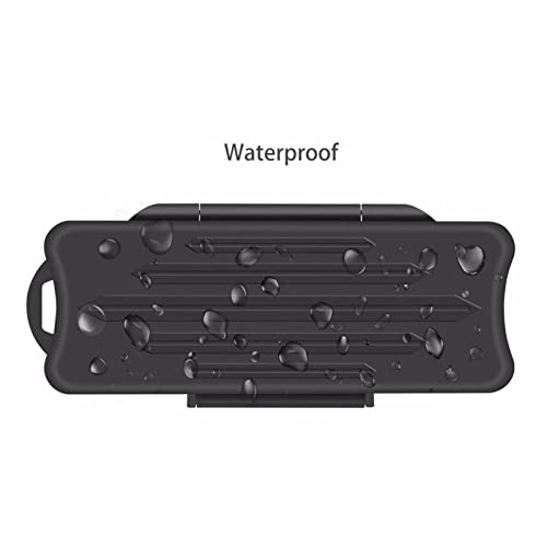 Game Card Storage Box - 16 Game Card Slots 16 Micro SD Card Holders Waterproof