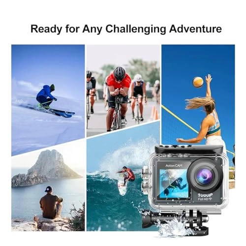 Dual-Screen Sports Camera - 1080P 30FPS