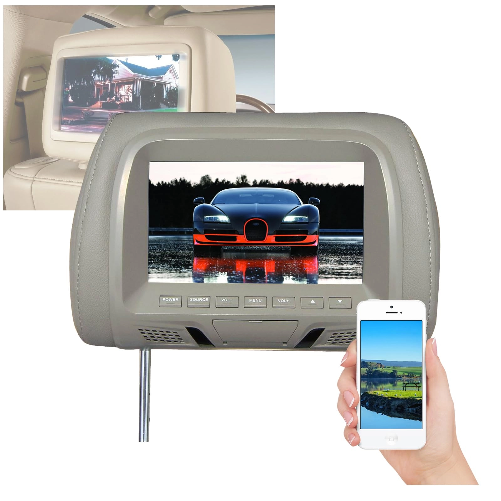 Car Headrest Monitor - 7 Inch