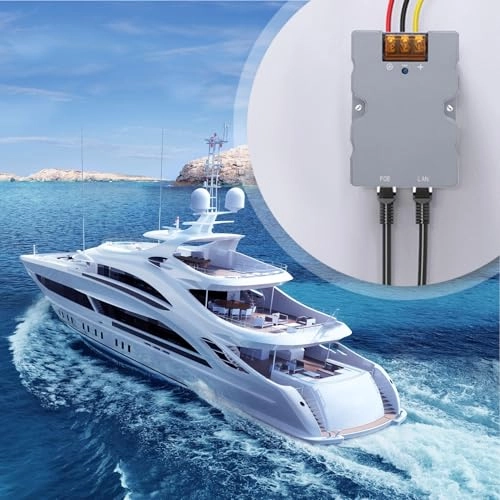 PoE Gigabit Ethernet Injector - 48-57V 320W 4 pairs 10Mb/s 100Mb/s 1000Mb/s