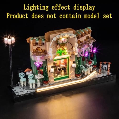 LED Light Kit for LEGO Icons French Café 10362