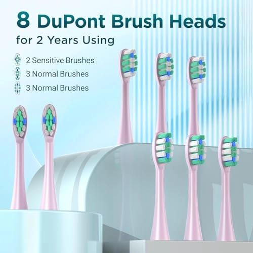 Y02 - 8 Brush Heads 60 Days 5 Modes