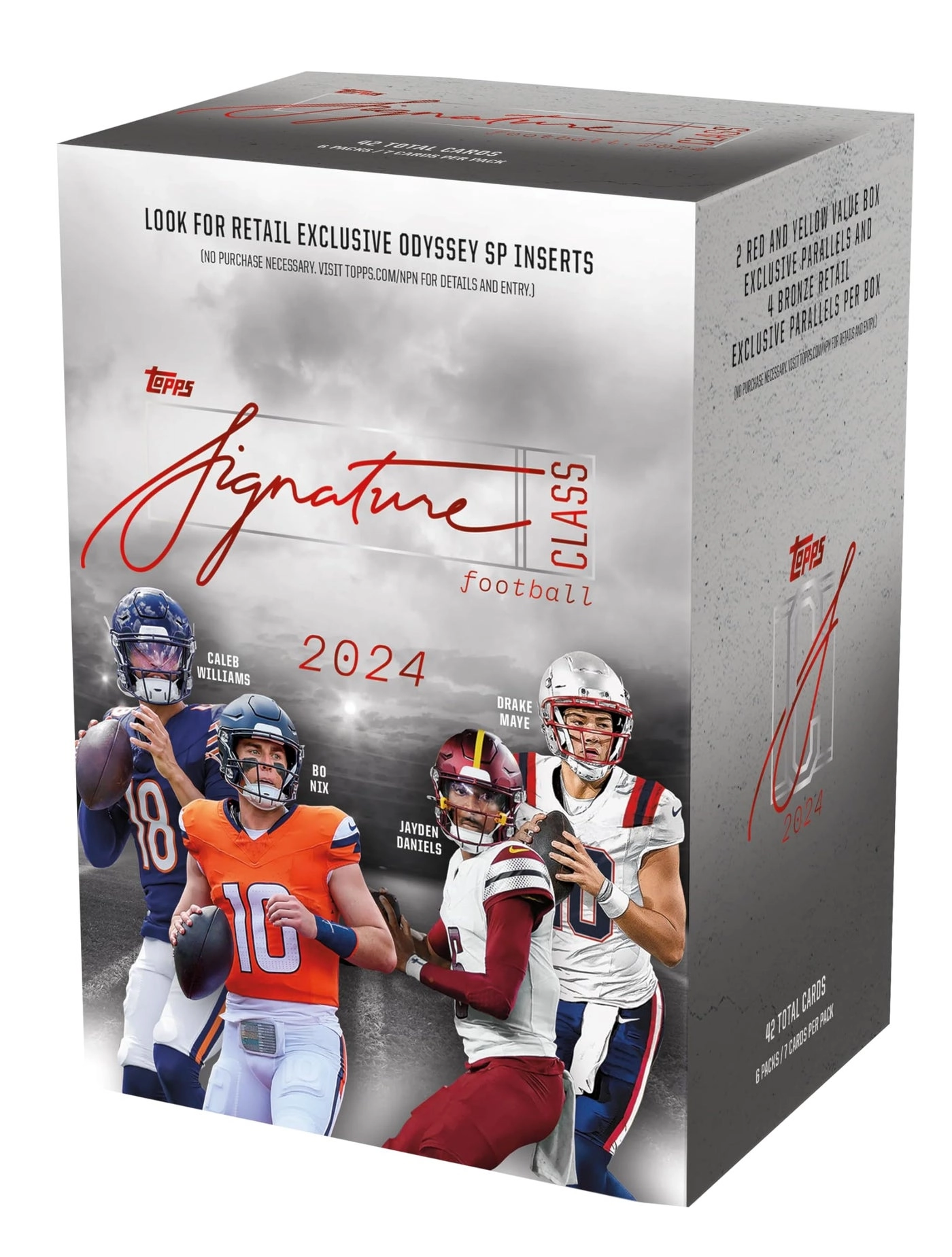 Topps Signature Class Football - 6 Packs 7 Cards Per Pack