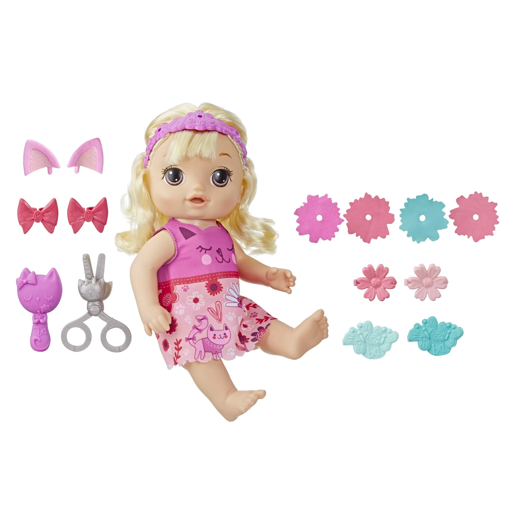 Baby Alive Snip ‘n Style Baby - Blonde Hair Talking Doll Ages 3+