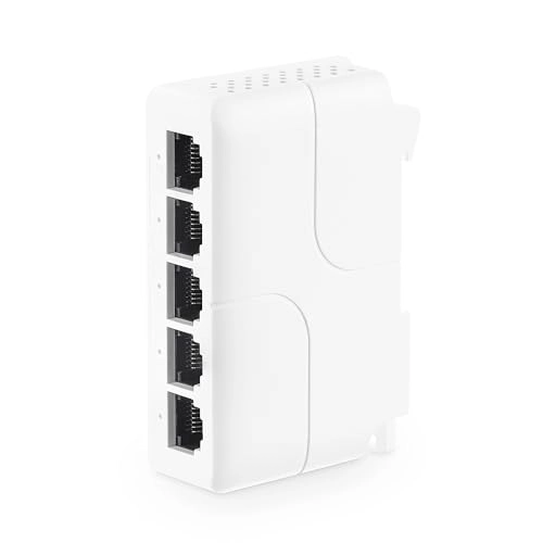 5 Port 100M - 44-57 Vdc 90W/60W/30W 4 PoE Out IEEE 802.3 af/at/bt 10/100Mbps 90W