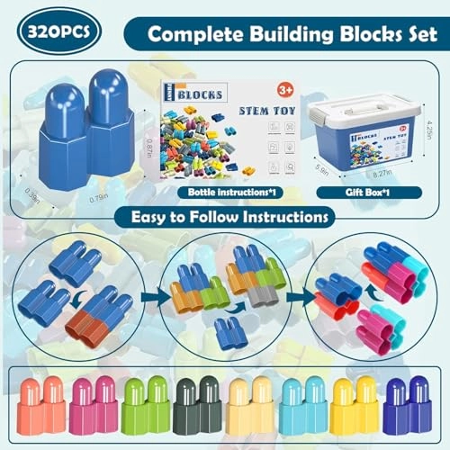 Building Blocks Set - 320 pcs