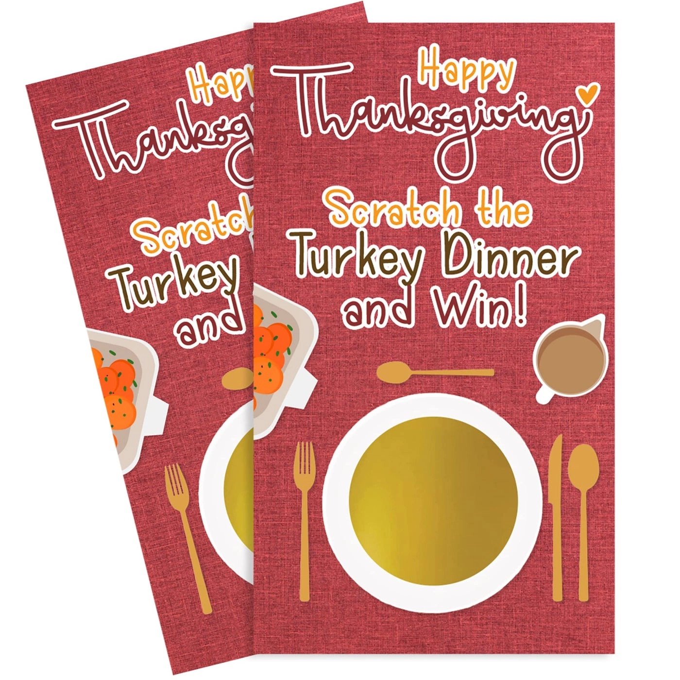DISTINCTIVS Thanksgiving Party Game - 30 Game Cards