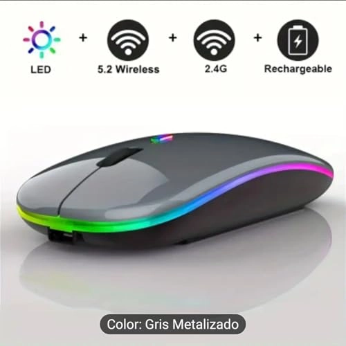 Wireless Mouse - Bluetooth & 2.4G