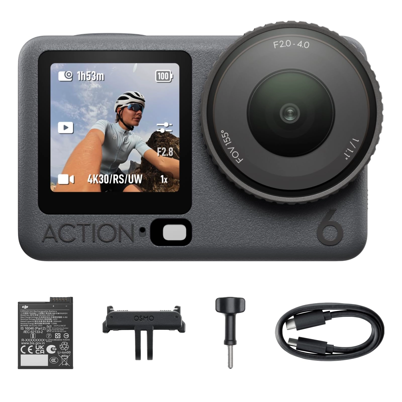 DJI Osmo Action 6 - 50GB 4K 120FPS