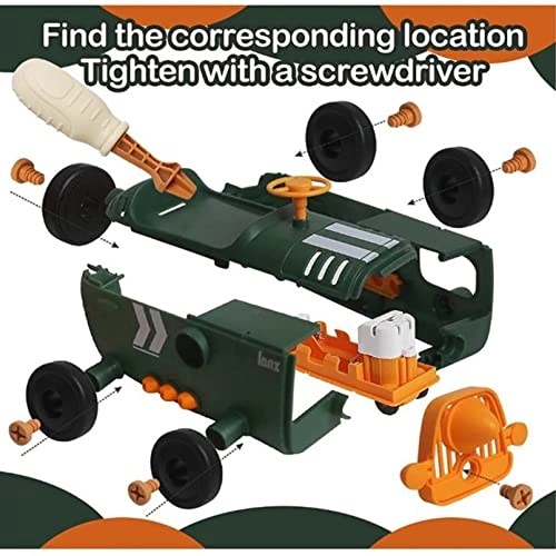 Take Apart Toy Vehicle Playset - 3 and up years old