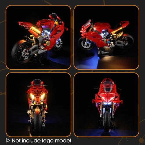 LED Lighting Kit for LEGO 42202 Ducati Panigale V4 S Motorcycle - Plastic 1