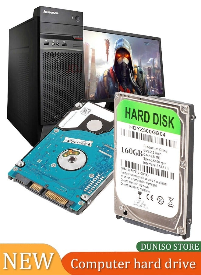 DUNISO 2.5" 5400rpm 8MB (JC00804CY160GB) - 160GB