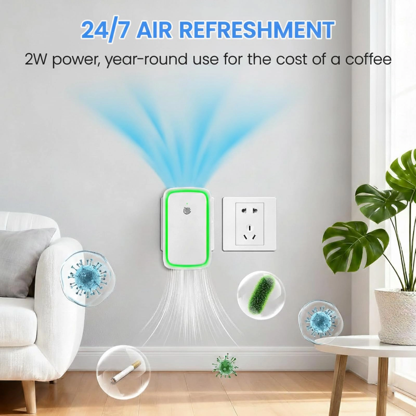 Air Purifier - 2PCS Filter-Free