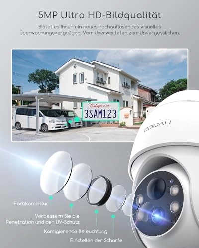 Outdoor Surveillance Camera 2K