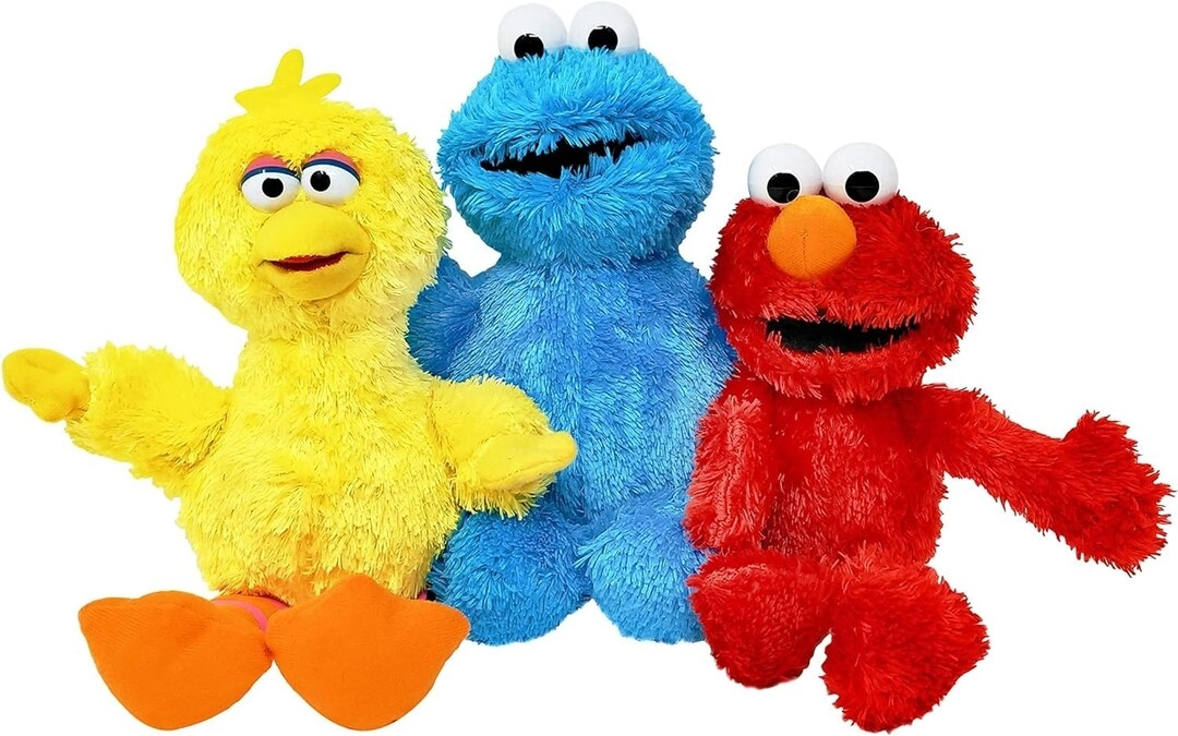MZA STORES Elmo + Big Bird + Cookie Monster