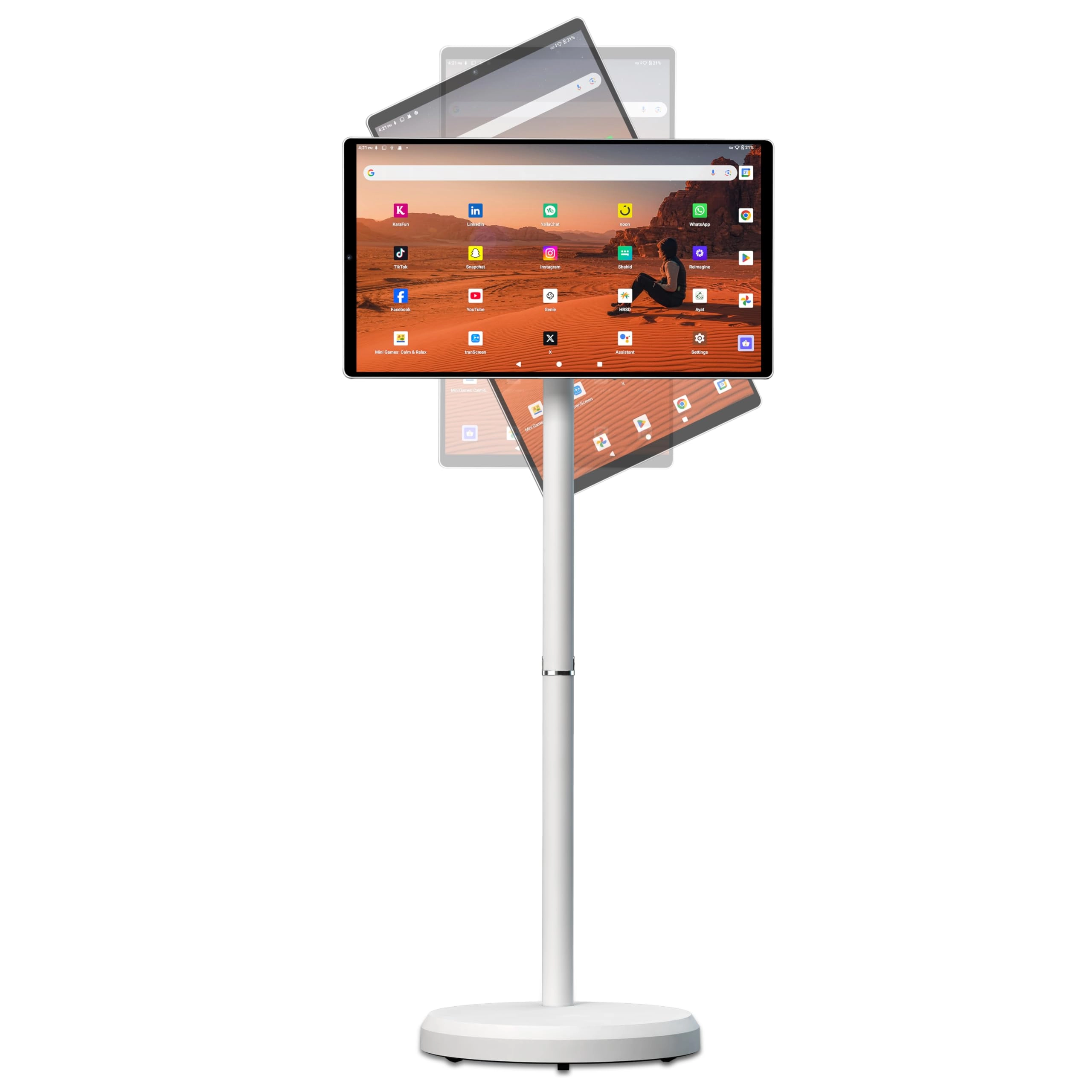 Portable Smart TV - 1080P 21.5 Inch