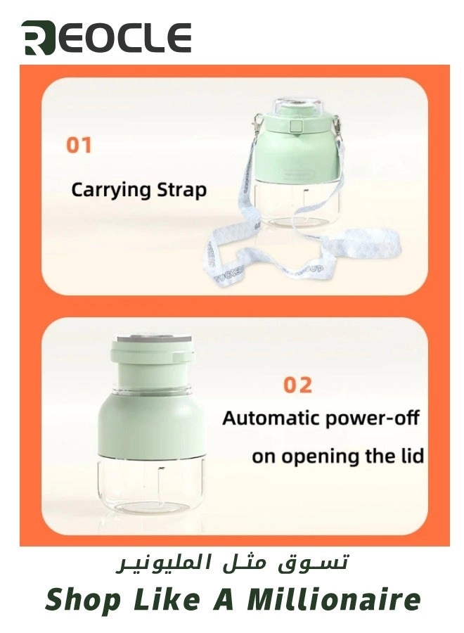 Portable Electric Blender - Built-in Rechargeable Battery
