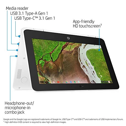 Chromebook x360 11-ae110nr - 11.6'' Celeron N3350 4GB LPDDR4 32GB eMMC