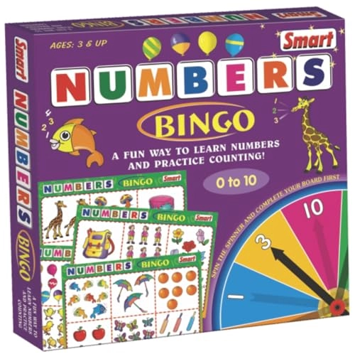Smart Numbers Bingo - 3 years and up