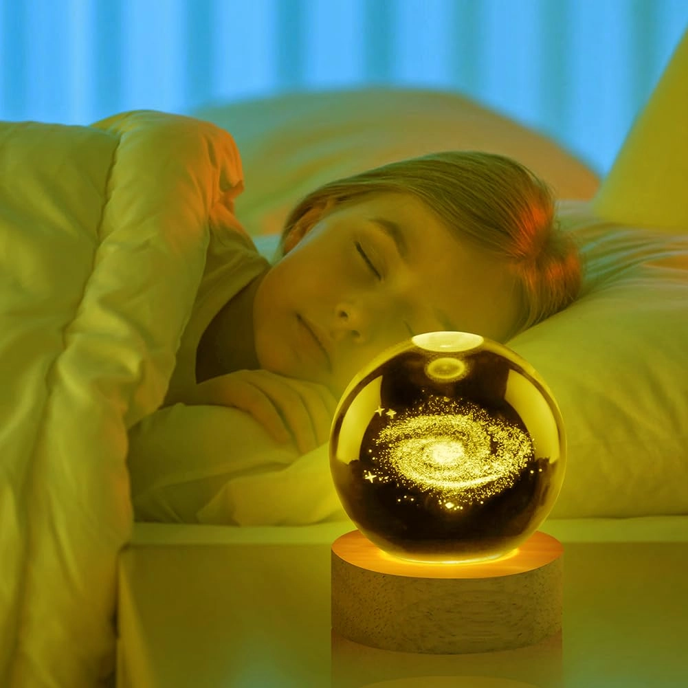 3D Saturn Planet Night Light