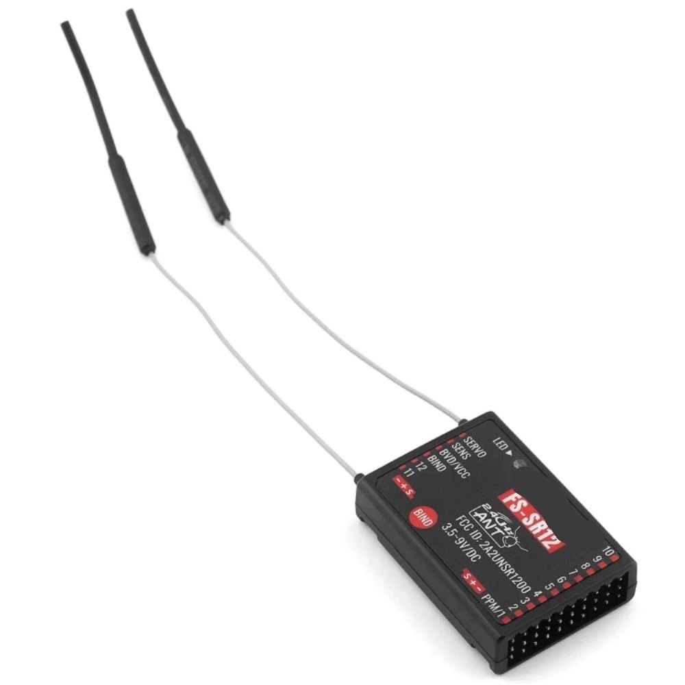 12-Channel 2.4G Receiver - Dual Fit FS-SR12