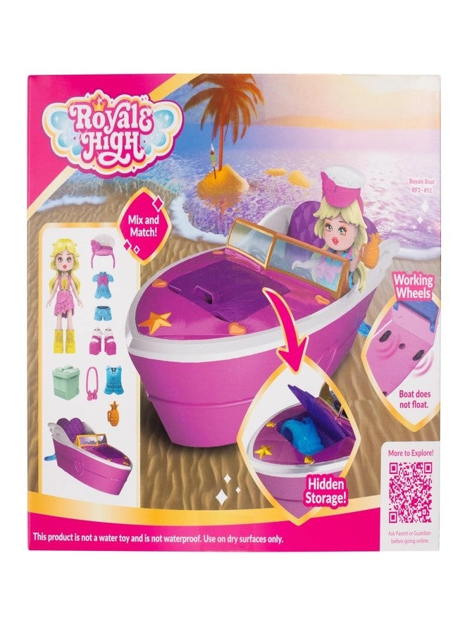 Royale Boat - (1) Doll 9 Mix & Match Fashions Official Digital Roblox Item Included Ages 5+