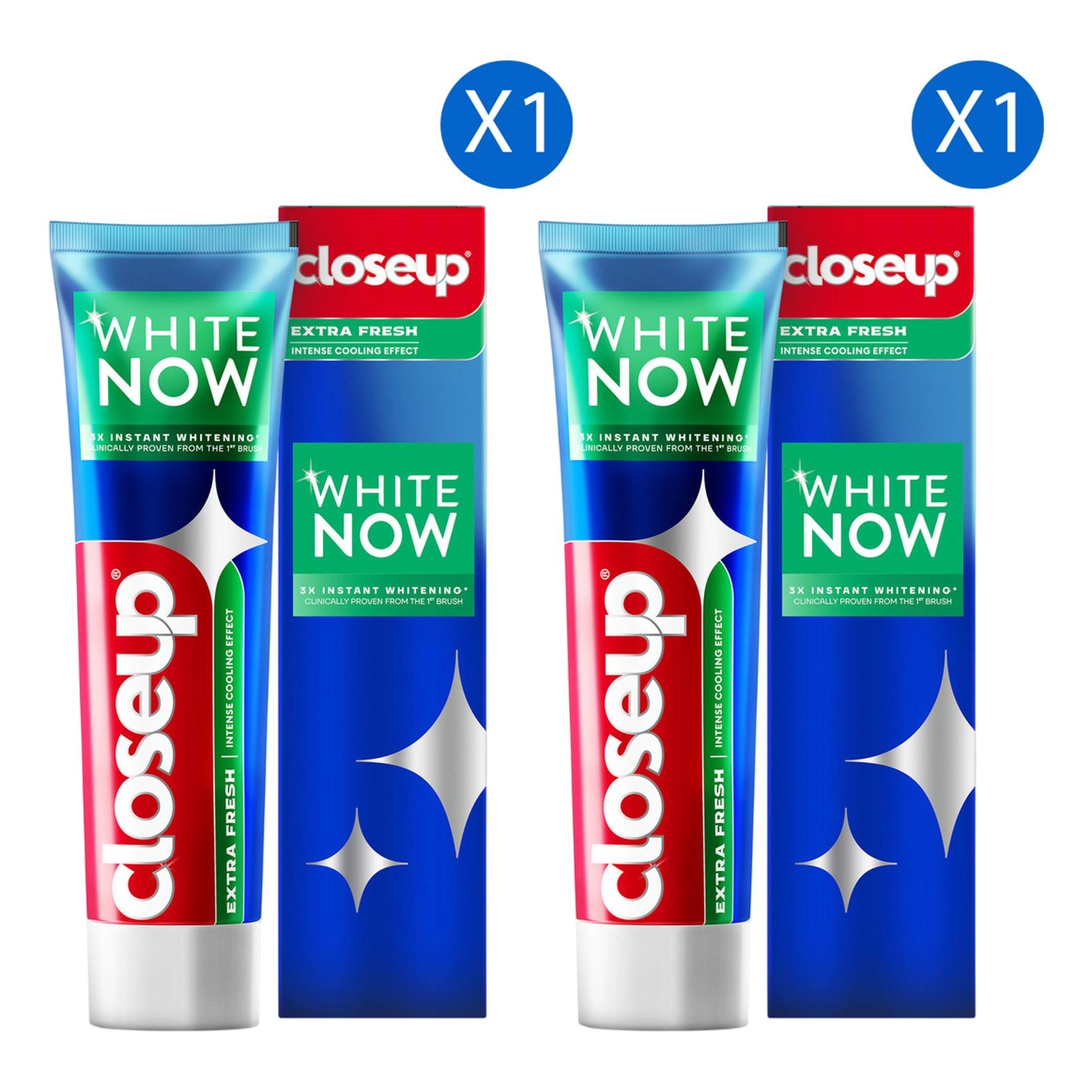 closeup White Now Extra Fresh Toothpaste 75ml Pack of 2
