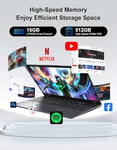 BLNC154-16-512 - 15.6'' N5095 16GB LPDDR4 512GB SSD