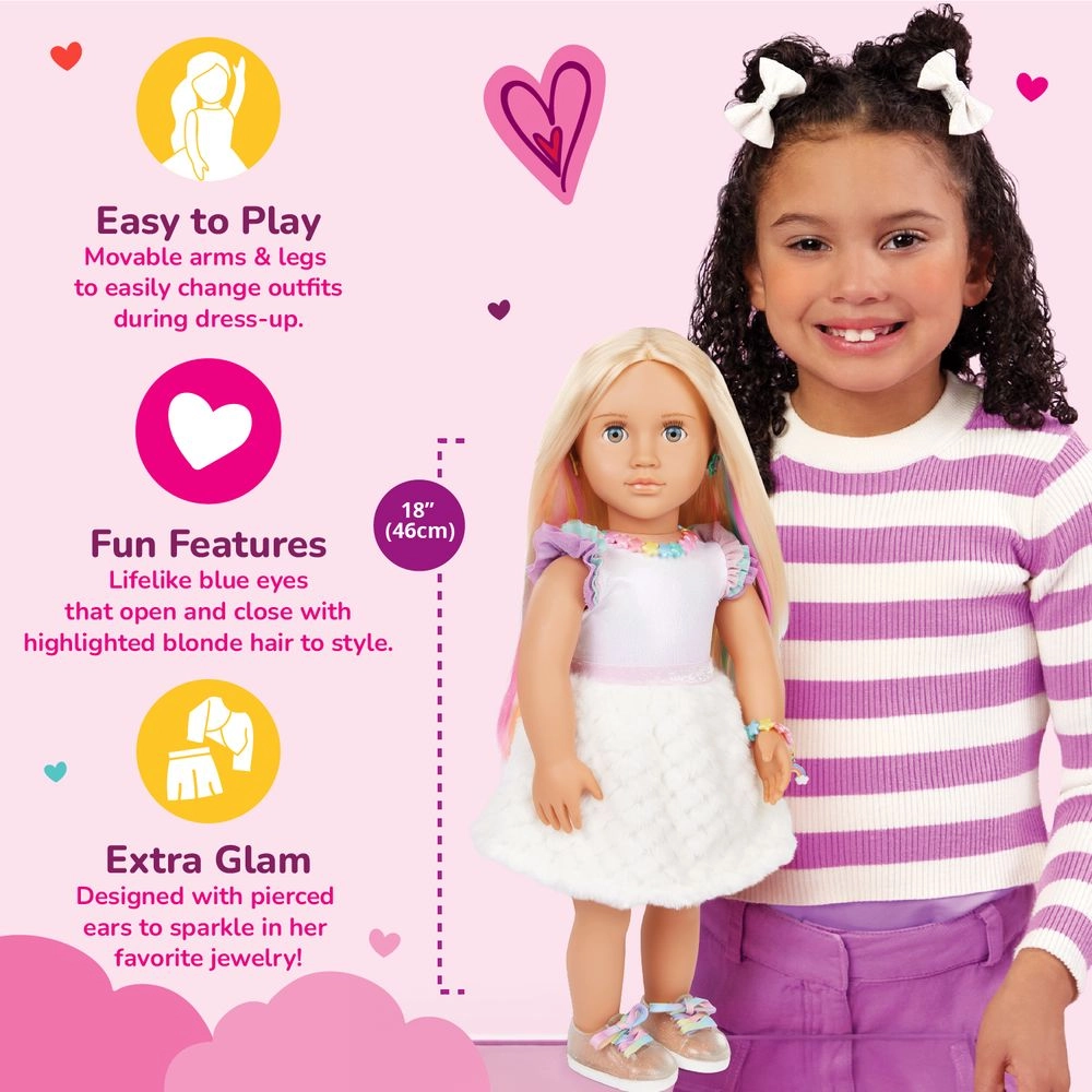 Mariana Jewellery Doll Playset - 18-inch Ages 3+