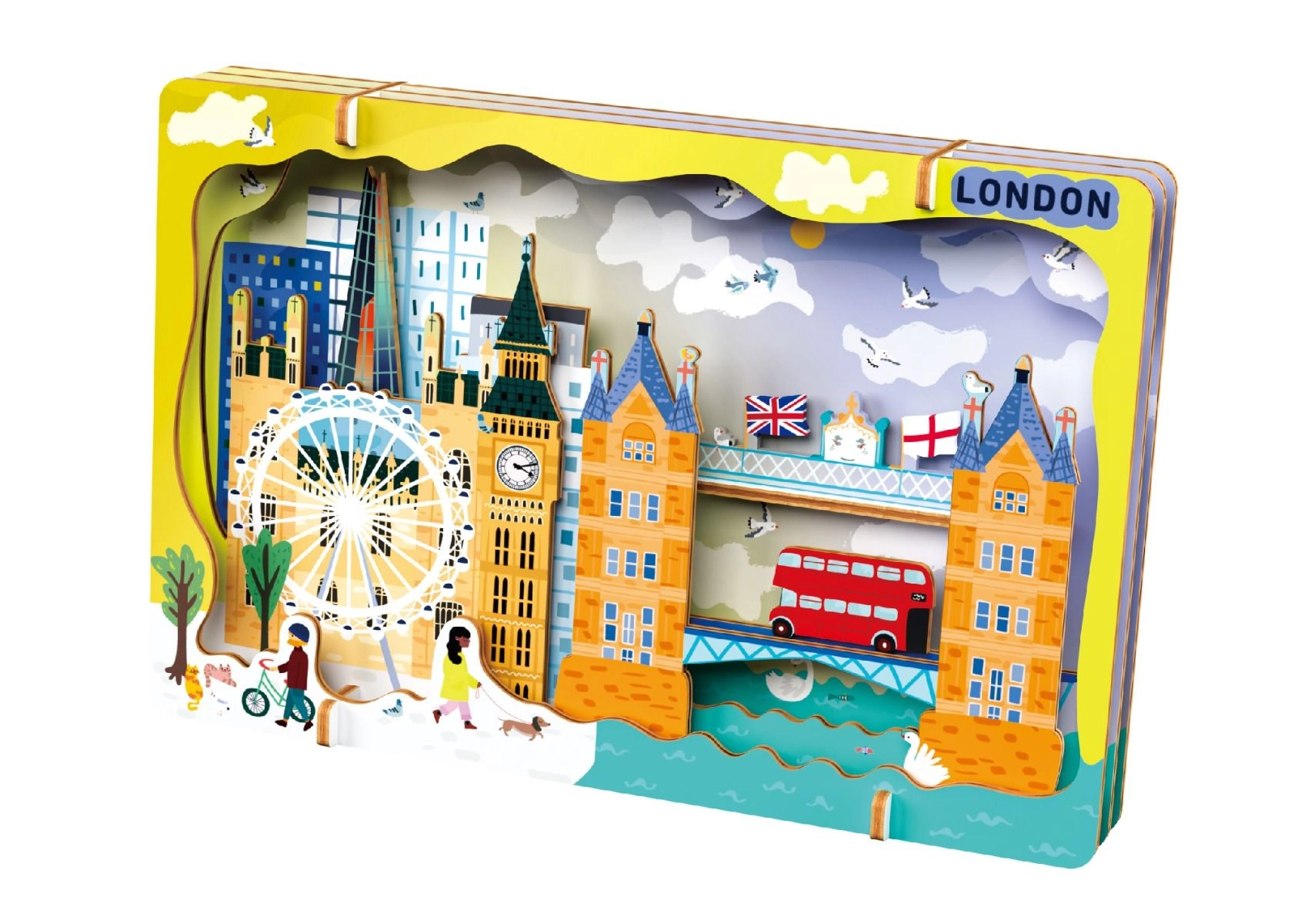 Lets Travel Together 3D Cityscape Building Kit