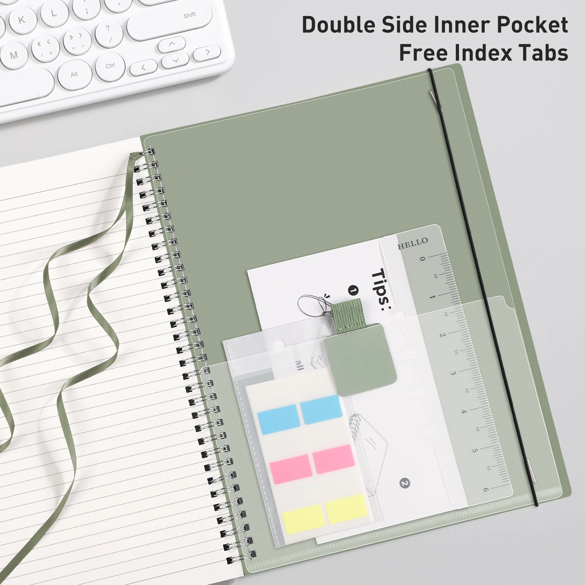Notebook A4 Spiral - Lined 55 Sheets