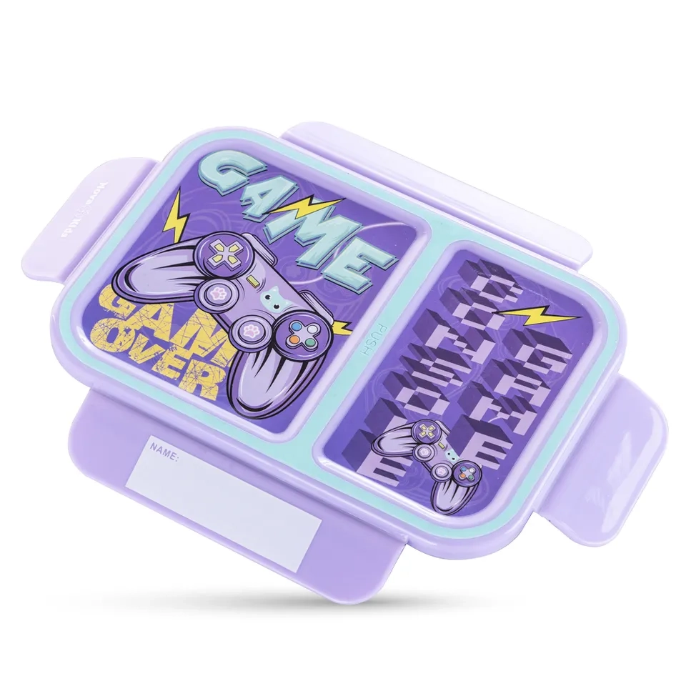 2 Compartment Bento Lunch Box - Donut Pink 1300ml