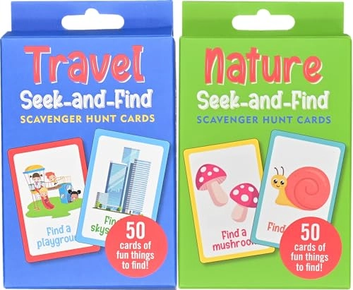 Seek-And-Find Scavenger Hunt Card Set - English Children/Juvenile
