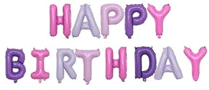 Unicorn Balloon Sets - Latex Foil Helium Happy Birthday Banner
