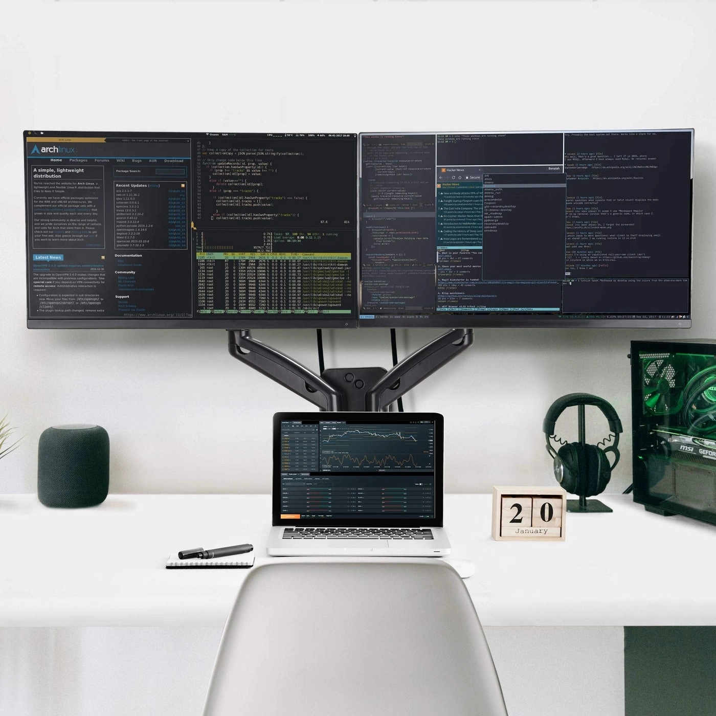 DM29-1 - Dual 17"-32" VESA 75x75mm or 100x100mm