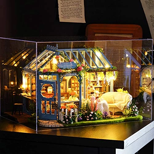 DIY Dollhouse Miniature Kit - Garden Tea House 1:24