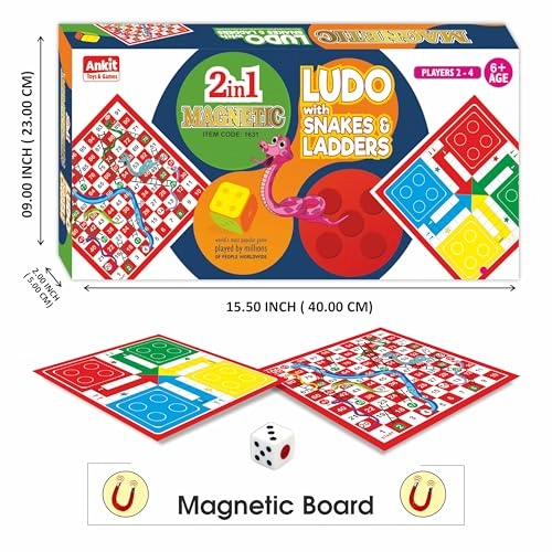 Ludo and Snake & Ladders Magnetic
