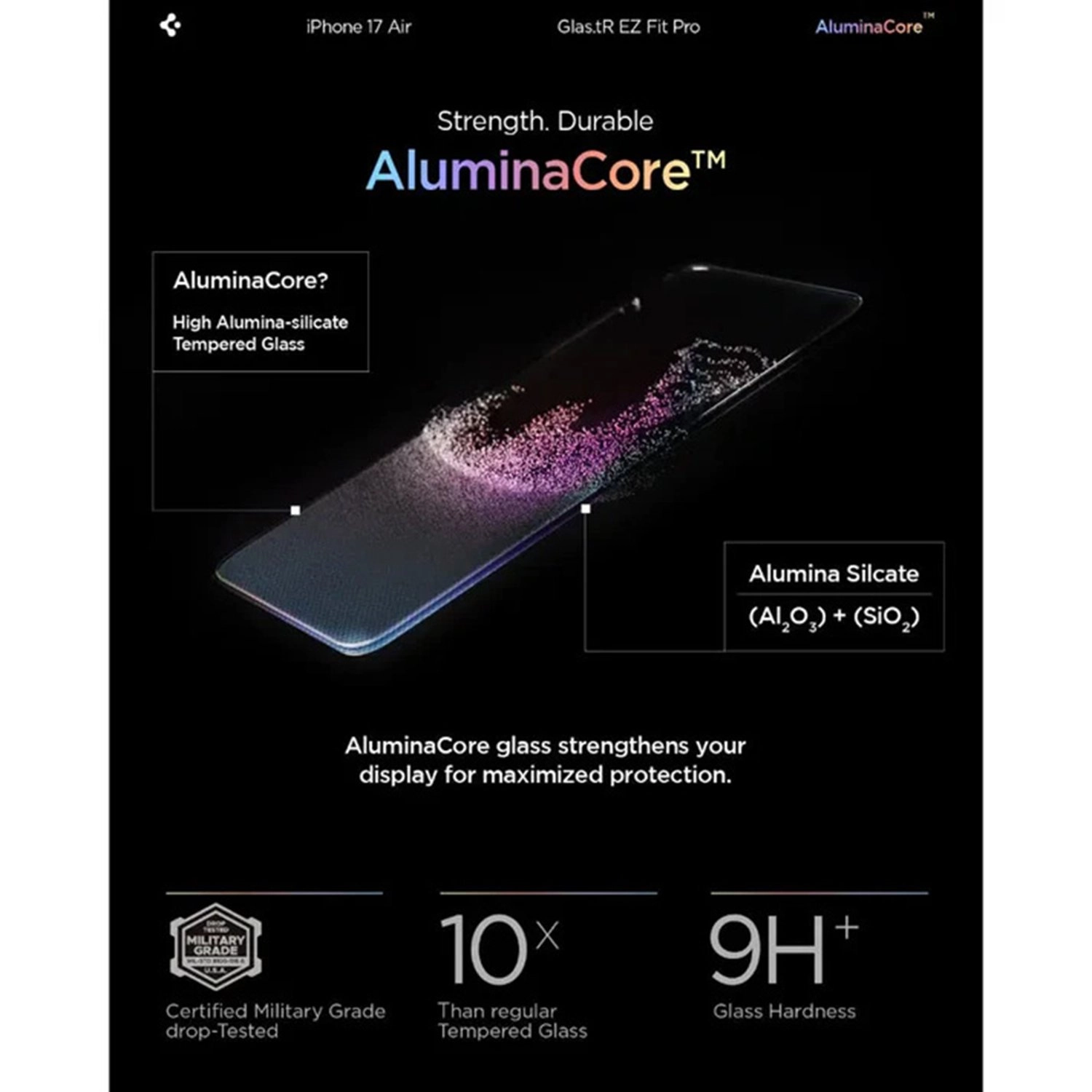 Clear Tempered Glass Screen Protector for iPhone 17 Air