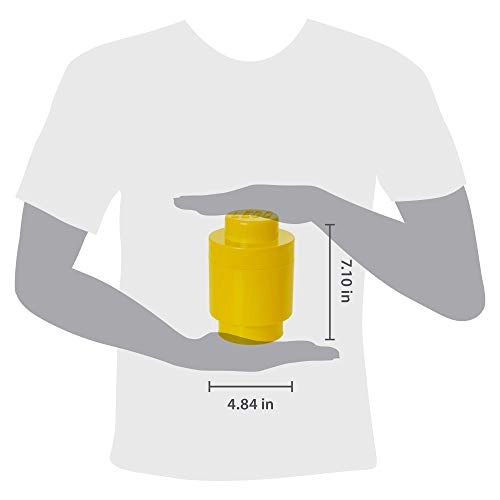 Round Storage Box - Small Yellow