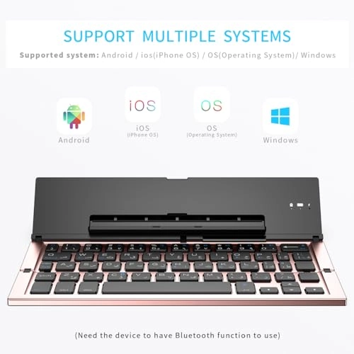 Bluetooth Keyboard Foldable - US Wireless