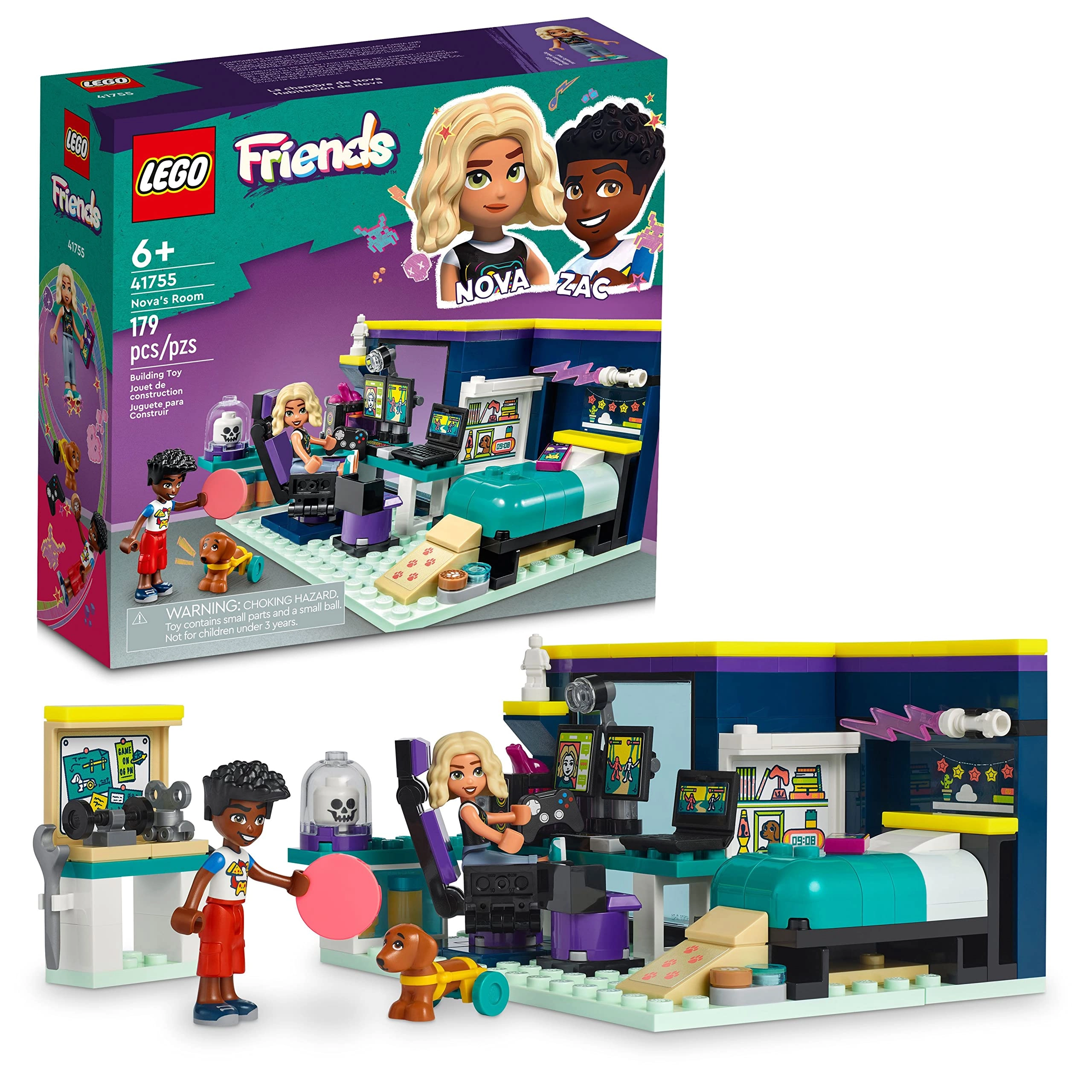 LEGO Friends Nova's Room (41755) - Gaming Themed Bedroom