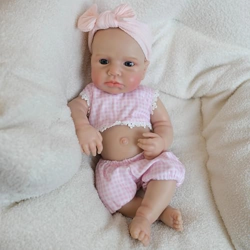 LouLou Reborn Baby Doll - 18 inch Full Silicone Ages 3+