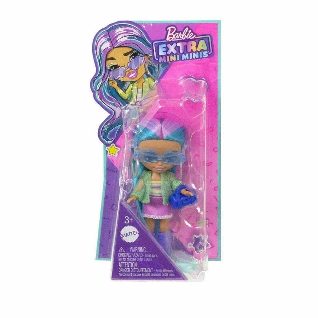 Barbie Mini Mini Extra - 8 cm 1 outfit 4 accessories Ages 3+