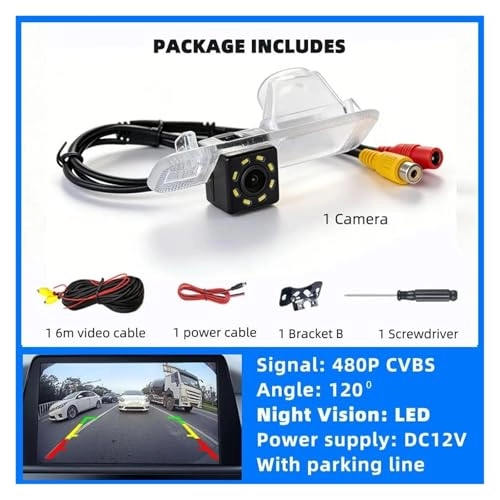 Rear View Backup Camera - Night Vision Wire