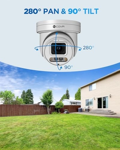 PoE PTZ Security Camera System - 12pcs 16 CHANNEL 8MP