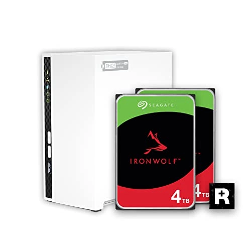 TS-233-24S-US 2-Bay 4TB - Preconfigured RAID 1 Seagate IronWolf Drives Bundle